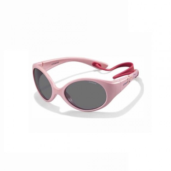 Polaroid Kids Polarized Sunglasses Pink Frame with Grey Lenses 47-XS