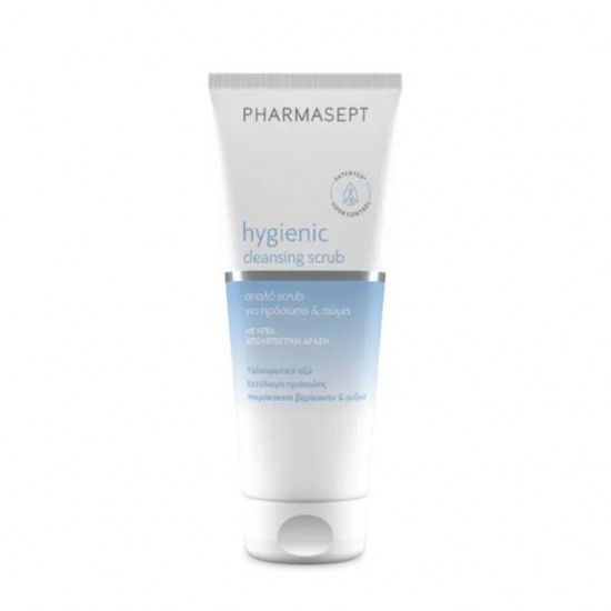 Pharmasept Hygienic Cleansing Scrub for Face & Body with Apricot, Rice, Propolis & Hyaluronic Acid 200ml