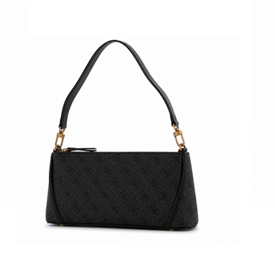 Guess Izzy Top Zip Shoulder Bag SB865418-CLO Coal Logo Guess Izzy Top Zip Shoulder Bag SB865418-CLO Coal Logo