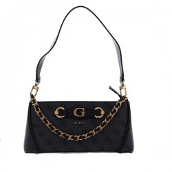 Guess Izzy Top Zip Shoulder Bag SB865418-CLO Coal Logo