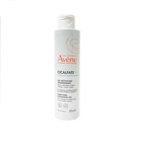 Avène Cicalfate+ Purifying Cleansing Gel for Sensitive & Irritated Skin 200ml