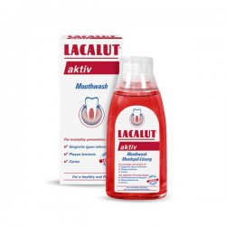 Lacalut Aktiv Στοματικό Διάλυμα για την Ουλίτιδα & κατά της Πλάκας 300ml