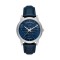 Emporio Armani AR60030 Meccanico Men's Watch 43mm with Blue Dial & Blue Leather Strap