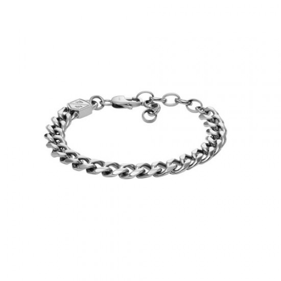 Fossil Men's Stainless Steel Chain Bracelet 21cm