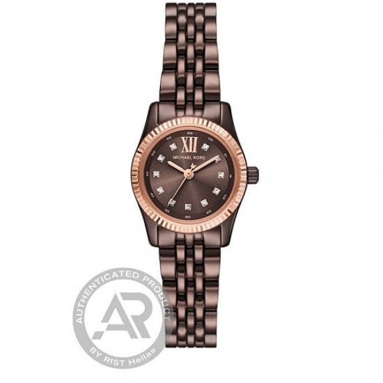 Michael Kors Lexington Women's Watch with Brown Stainless Steel Bracelet 26mm Michael Kors Lexington Women's Watch with Brown Stainless Steel Bracelet 26mm