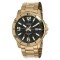 Casio MTP-VD01G-1B Men's Quartz Watch Black Dial Gold Bracelet 45mm
