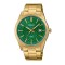 Casio Collection MTP-VD03G-3A Men's Quartz Watch Green Dial Gold Stainless Steel Bracelet 41mm
