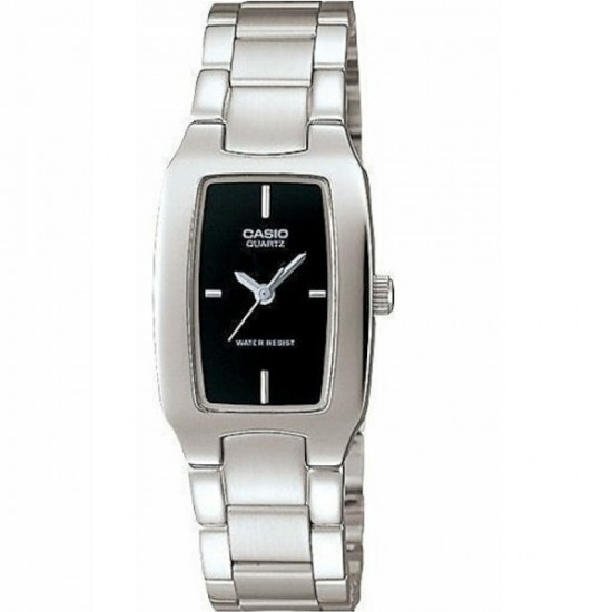 Timeless LTP-1165A-1C2DF Women's Quartz Watch Black Dial Silver Stainless Steel Bracelet Timeless LTP-1165A-1C2DF Women's Quartz Watch Black Dial Silver Stainless Steel Bracelet