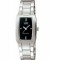 Timeless LTP-1165A-1C2DF Women's Quartz Watch Black Dial Silver Stainless Steel Bracelet