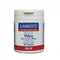 Lamberts High Strength Vitex Agnus Castus 1000mg Supplement for Menopause 60 Tablets Lamberts High Strength Vitex Agnus Castus 1000mg Supplement for Menopause 60 Tablets
