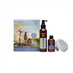 Apivita Hair Strengthening Routine for Men Tonic Lotion Against Hair Loss 150 ml + 2 Gifts (Tonic Shampoo for Men 75 ml + Scalp Massage) Apivita Hair Strengthening Routine for Men Tonic Lotion Against Hair Loss 150 ml + 2 Gifts (Tonic Shampoo for Men 75 ml + Scalp Massage)