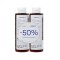 KORRES Shampoo with Almond and Flax for Dry-Damaged Hair 2x250ml
