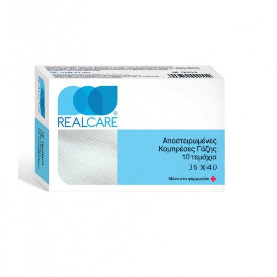 Real Care Sterile Gauze 36x40cm 10pcs