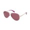 Polaroid PLD6069/S S9E/OF, Men's Sunglasses with Gold Metal Frame and Purple Polarized Lens 