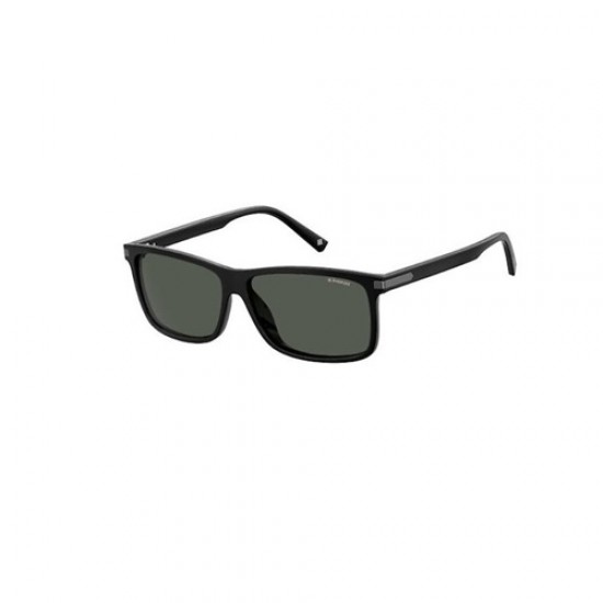 Polaroid PLD2075/S/X 807/M9 Men's Polarized Sunglasses Black Acetate Frame with Grey Lenses 59-XL