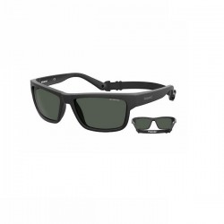 Polaroid PLD7031/S 807/M9 Men's Polarized Sunglasses Black Frame Grey Lens 59-17-140