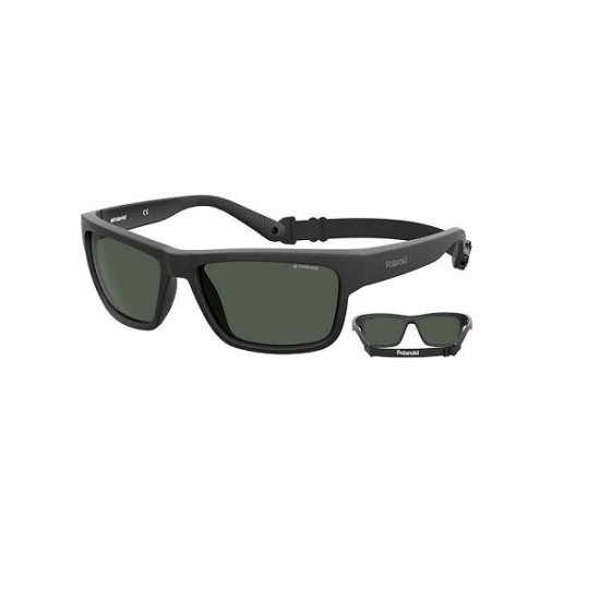 Polaroid PLD7031/S 807/M9 Men's Polarized Sunglasses Black Frame Grey Lens 59-17-140