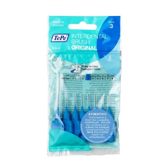 Tepe Interdental Brush Original Size 3 0.6 mm 8 pcs