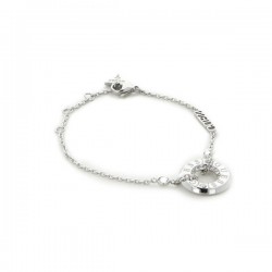 Guess Just Guess JUBB03 113JW Women's Bracelet Silver Stainless Steel with Zirconia 18.5cm Guess Just Guess JUBB03 113JW Women's Bracelet Silver Stainless Steel with Zirconia 18.5cm