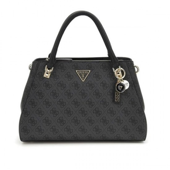 Guess Noelle Girlfriend Satchel HWBG78 79070-CLO Women's Handbag Coal Logo
