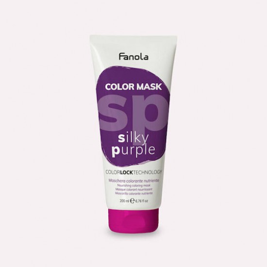 Fanola Color Mask Silky Purple Semi-Permanent Hair Color Mask 200ml Fanola Color Mask Silky Purple Semi-Permanent Hair Color Mask 200ml