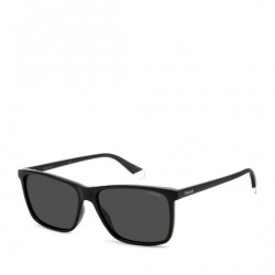 Polaroid PLD4137/S 807/M9 Unisex Polarized Sunglasses Black Frame with Grey Lenses 58-L