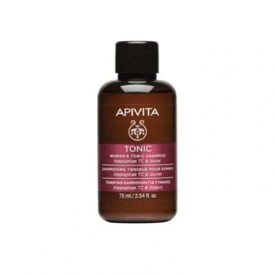 Apivita Women's Tonic Hippophae TC & Laurel Shampoos Against Hair Loss for All Hair Types 75ml