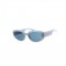 Guess GU8260-20V Unisex Sunglasses Grey Frame with Blue Lenses 54-M
