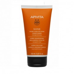 APIVITA Shine and Revitalizing Conditioner for All Hair Types with Honey & Orange 150ml