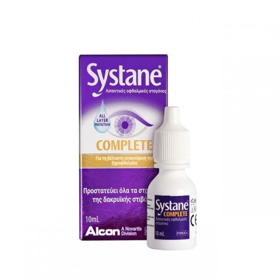 ALCON Systane Complete Οφθαλμικές Σταγόνες για Ξηροφθαλμία 10ml