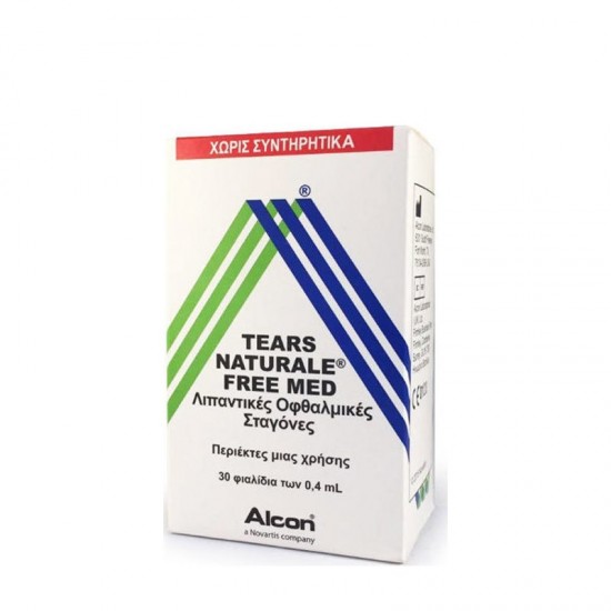 ALCON Tears Naturale Free Med Lubricating Eye Drops 30 ampoules x 0.4 ml ALCON Tears Naturale Free Med Lubricating Eye Drops 30 ampoules x 0.4 ml