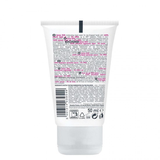 BIOTEN SOS 48-hour Hand Cream with Argan Oil & 5% Urea 50ml