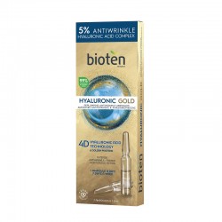 BIOTEN Anti-Wrinkle Cream Ampoules with Hyaluronic Gold for Wrinkle Replenishment 7x1.3ml