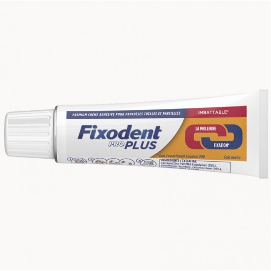 FIXODENT Pro Plus Duo Action - Crème Adhésive Premium Extra