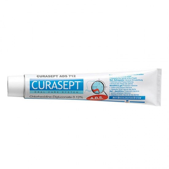CURASEPT ADS 712 0.12% CHX Toothpaste with chlorhexidine 75ml CURASEPT ADS 712 0.12% CHX Toothpaste with chlorhexidine 75ml