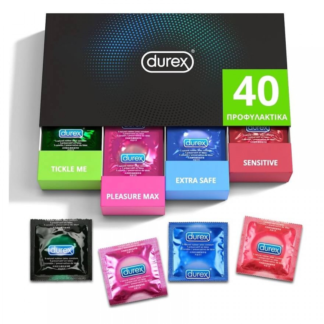 Durex Surprise Me Premium Variety Pack 40 Condoms 