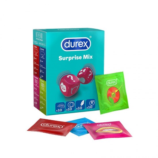 Prezervative DUREX Surprise Me Variety Box 40 buc