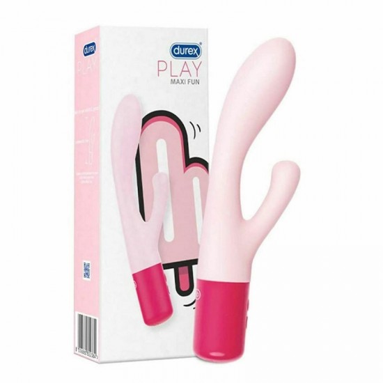 DUREX Play Maxi Fun Δονητής Διπλής Κεφαλής με 8 Διαφορετικές Δονήσεις 20.2cm, 1τμχ