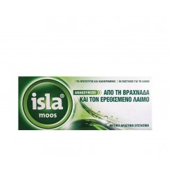 FarmaSyn Isla Moos Lozenges for Hoarseness & Sore Throat with Natural Flavor 30 pieces