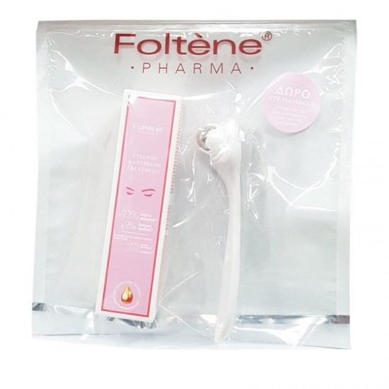 FOLTENE PHARMA Eyelash & Eyebrow Treatment 6.5ml and Eye Massager 