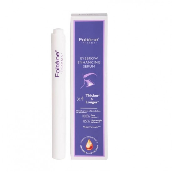 FOLTENE PHARMA Ser pentru Cresterea Sprancenelor 4 ml si rola faciala