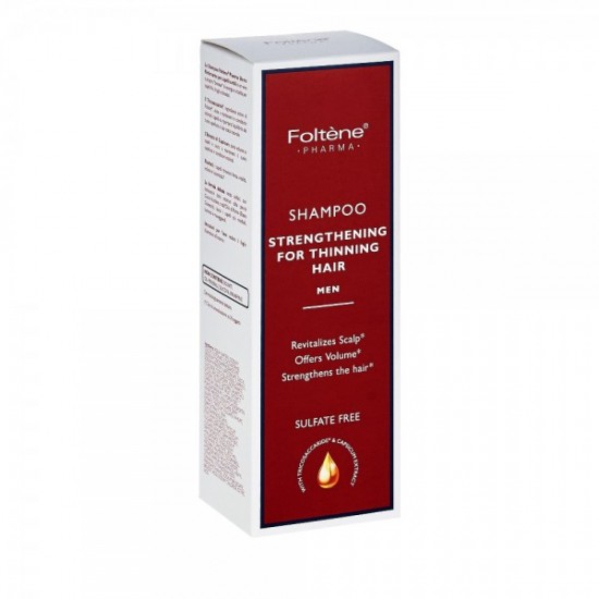 FOLTENE PHARMA Shampoo Strengthening For Thinning Hair Men Αντρικό Σαμπουάν Για Λεπτά & Αδύναμα Μαλλιά 200ml