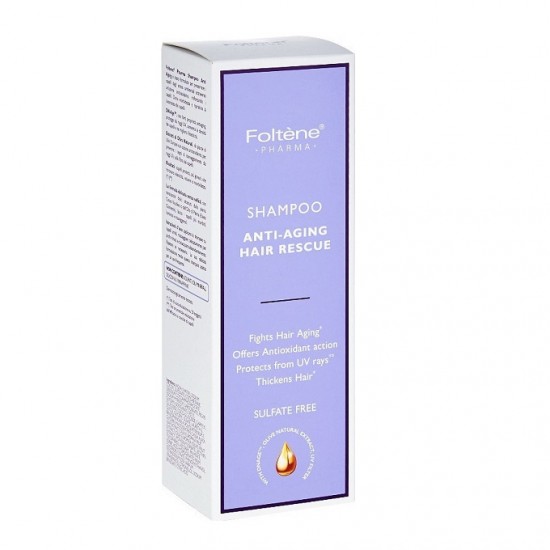 FOLTENE PHARMA Anti-Aging Hair Rescue Sampon intineritor pentru refacerea parului 200ml