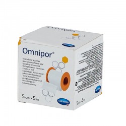 Hartmann Omnipor non-woven first aid tape 5cm x 5m Hartmann Omnipor non-woven first aid tape 5cm x 5m