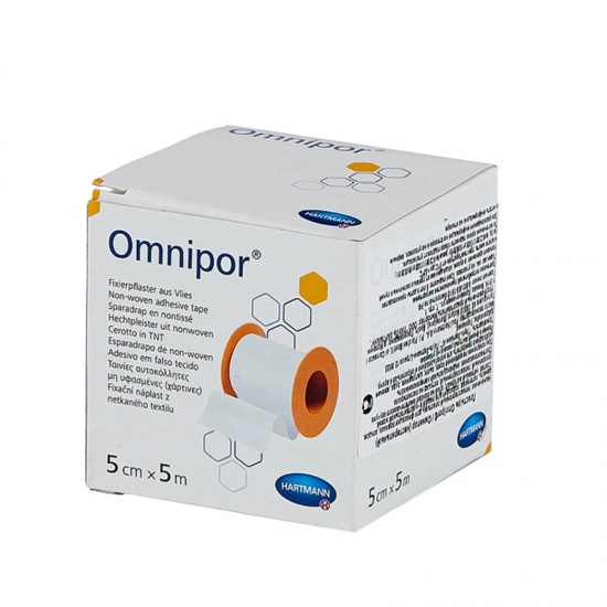 Hartmann Omnipor non-woven first aid tape 5cm x 5m