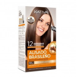 Kativa Brazilian Straightening Kit keratin set for hair straightening 225 ml