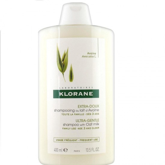 Klorane Shampoo with Oat Milk, Extra Gentle 400 ml