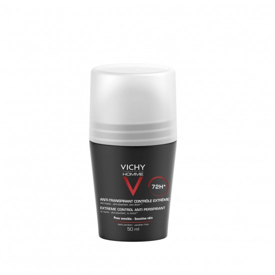 VICHY Homme 72HR Anti-Espirant Deodorant Extrême Control Roll-On 50ml VICHY Homme 72HR Anti-Espirant Deodorant Extrême Control Roll-On 50ml