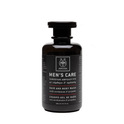 APIVITA Mens Care Hair & Body Shower Gel with Cardamom & Propolis 250ml