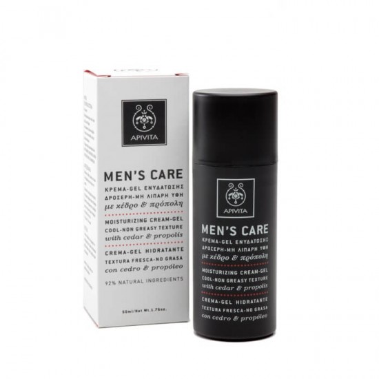 APIVITA Mens Care Moisturizing Cream-Gel with Cedar & Propolis 50ml APIVITA Mens Care Moisturizing Cream-Gel with Cedar & Propolis 50ml